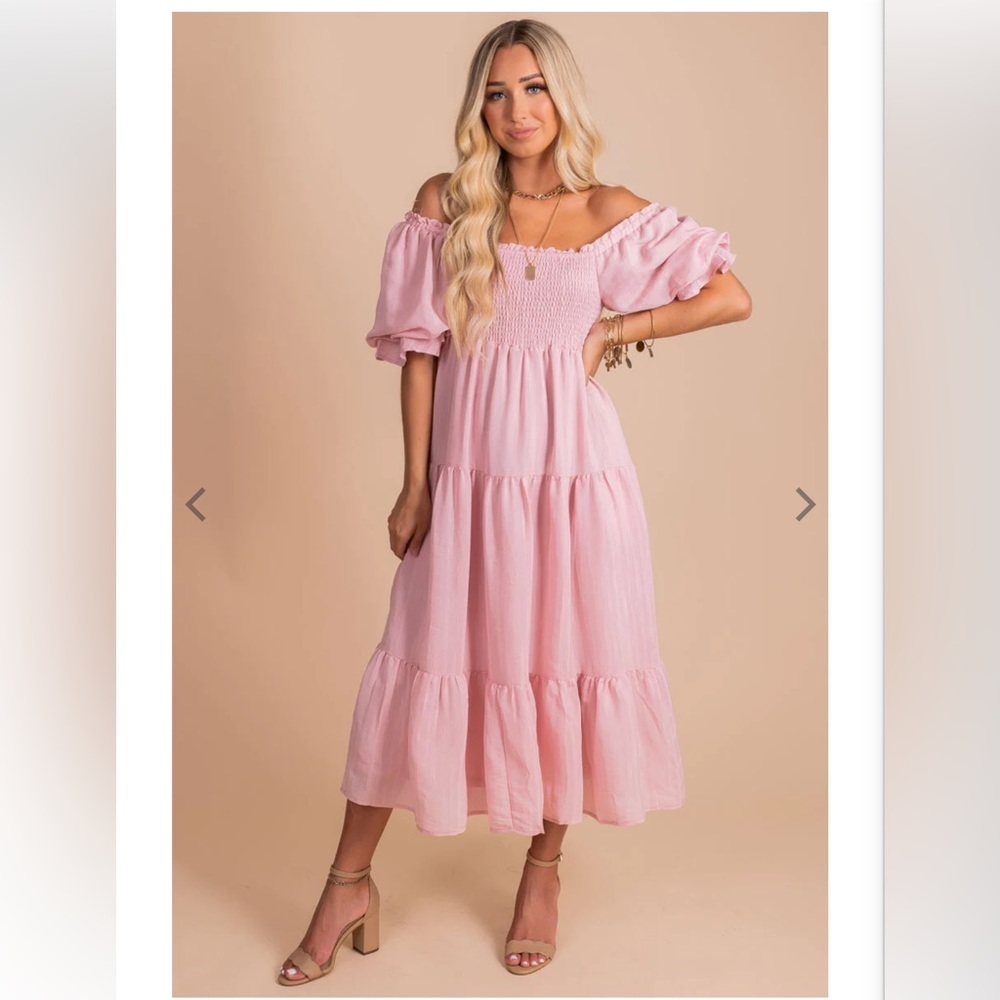 Bella Ella Boutique “Wishes Come True” tiered maxi